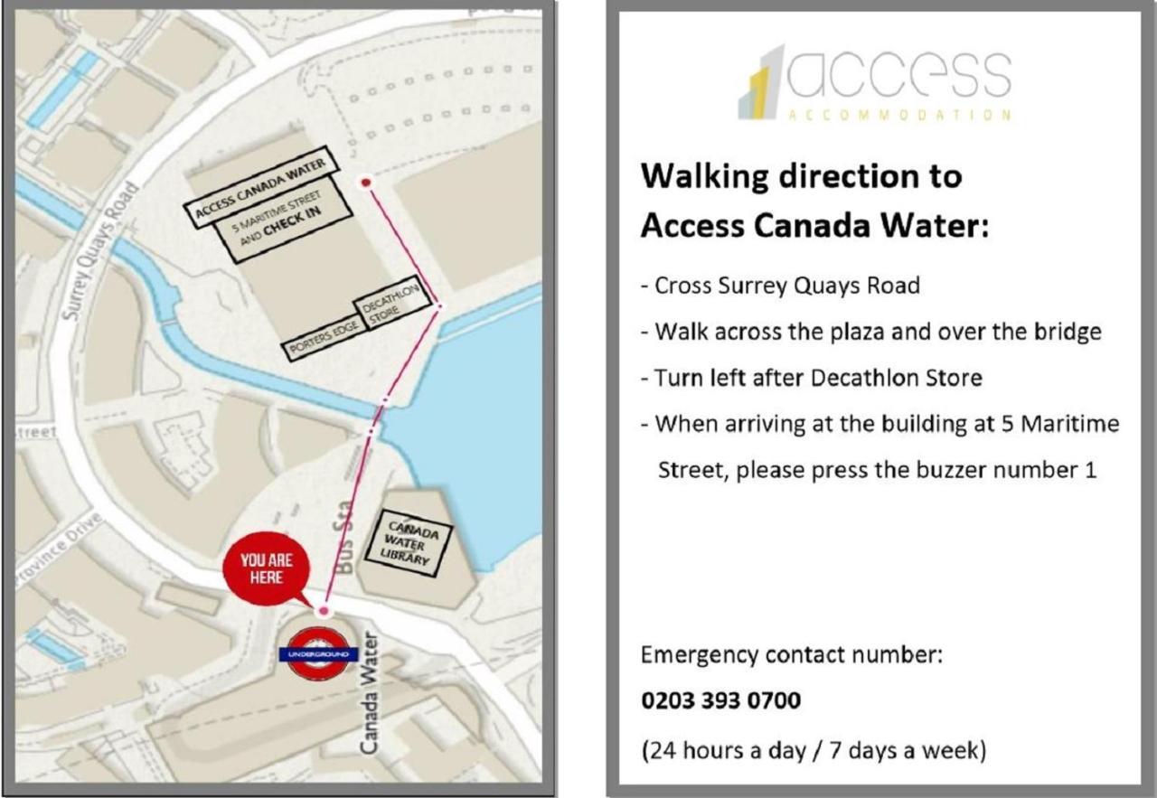 Access Canada Water * London